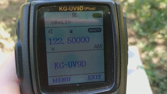 Wouxun KG-UV9D Plus авиадиапазон АМ модуляция