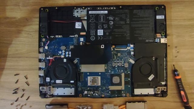 Asus Tuf Gaming A15 как разобрать и заменить термопасту смотреть онлайн