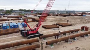 Строительство морского терминала на мысе Наглёйнын в