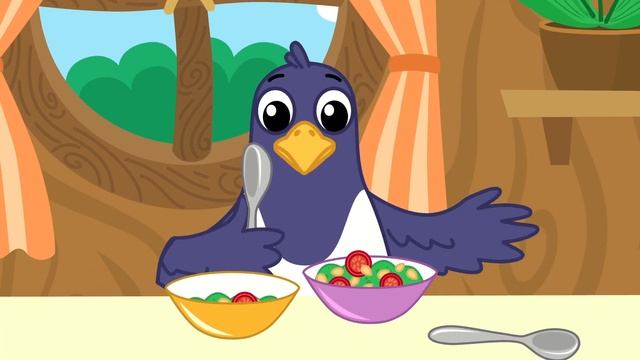 Сорока-Ворона | Песенка - сказка для малышей | Медведь п