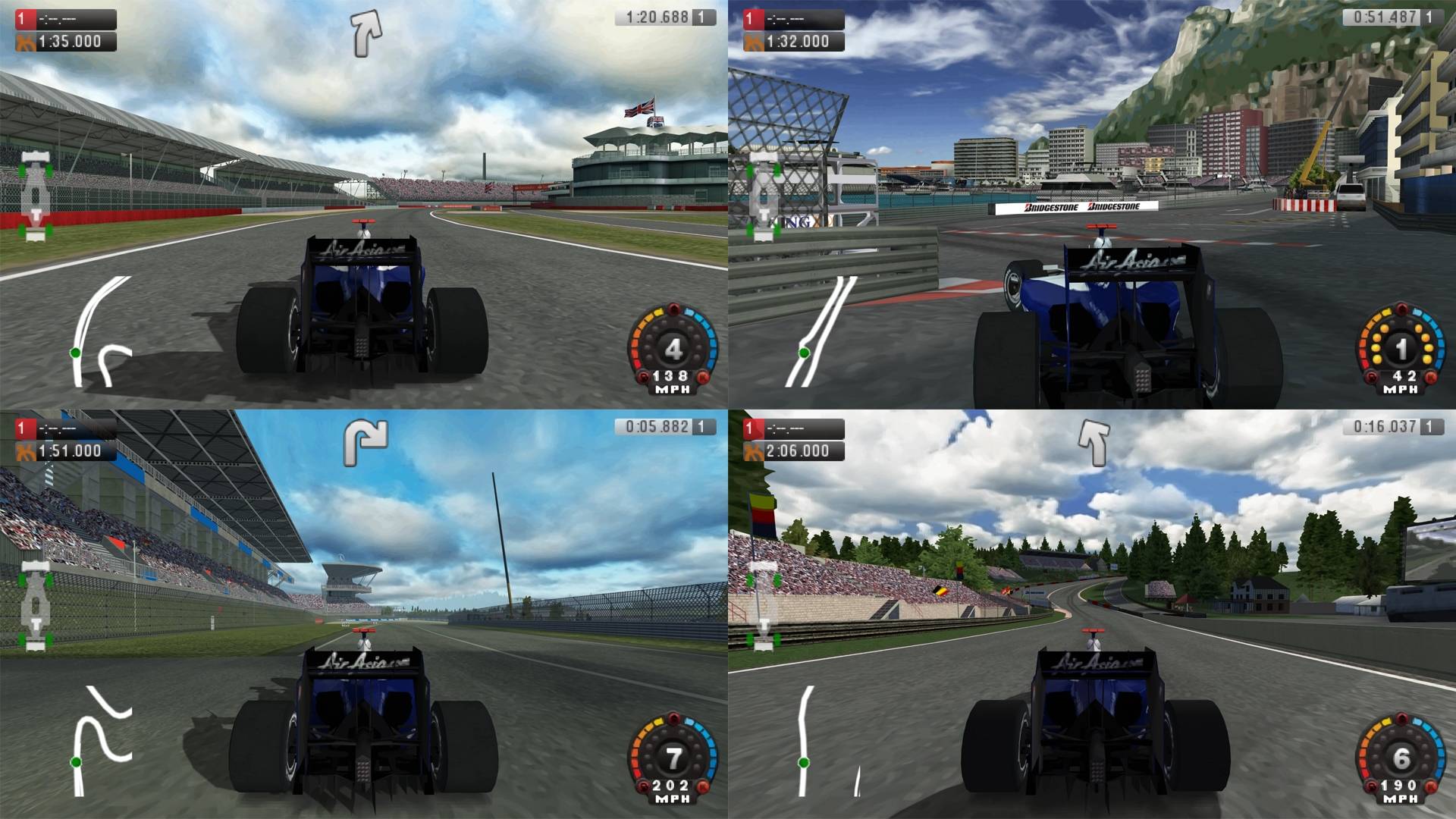 F1 2009 (PSP) - Все Гоночные Трассы