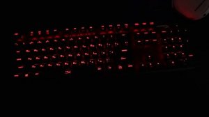 HyperX Alloy Origins Full Blue подсветка