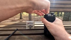 Retevis RA89 тест двух антенн.