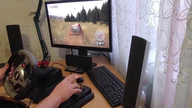 Игровой руль Cowboy ITEM PS-880 с ручником в 2025