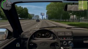 ЕДУ С ДЕДОМ НА ГОРЫ-СИТИ КАР ДРАЙВИНГ+РУЛЬ РП