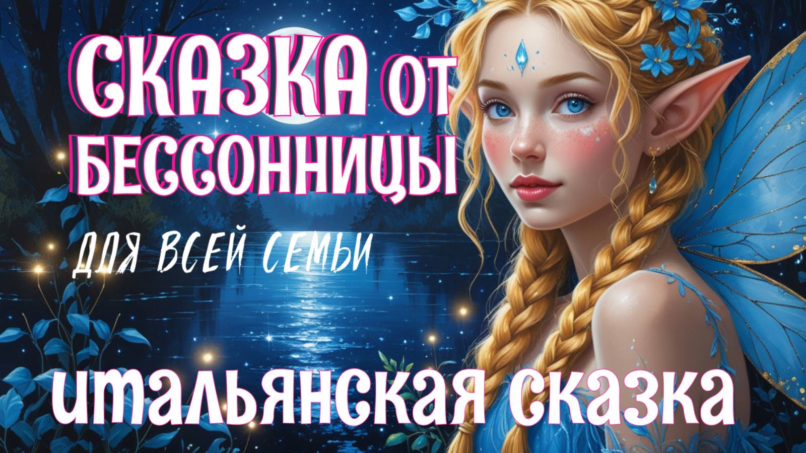 😴🥱Итальянская сказка под звуки ночного леса "Дары феи Кренского озера" #Сказка от бессонницы
