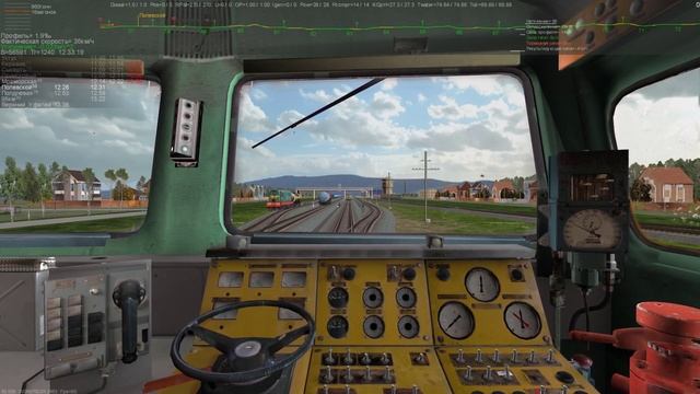 ZDSimulator.Скорый поезд №088 2ТЭ10 сообщением Самара-Нижневартовск по участку Екатеринбург-В.Уфале