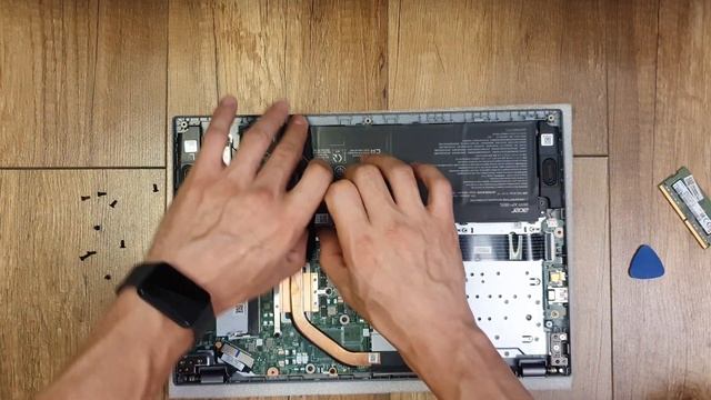 Разборка и Модернизация/Upgrade ноутбука Acer Aspire A514-55, доба смотреть онлайн