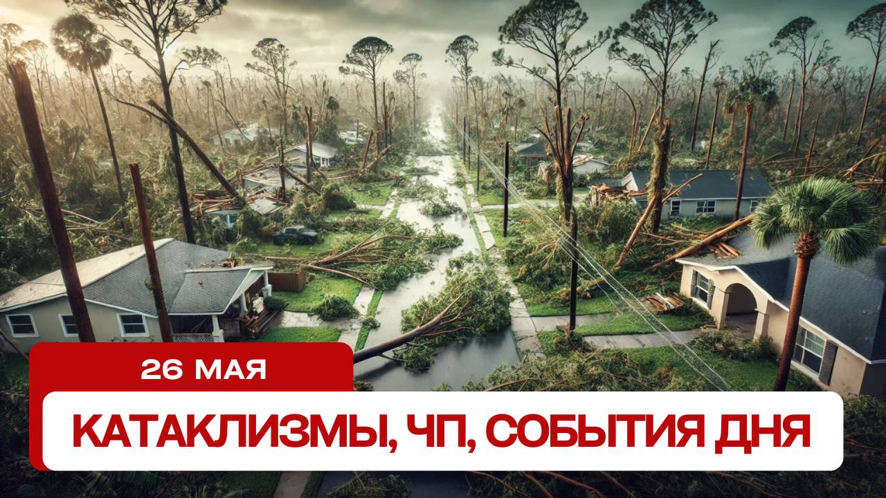 Катаклизмы за день 26.05.2025. Новости, ЧП, события дня
