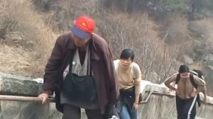 China, Taishan - Китай, Поднимаются на Тайшань 1