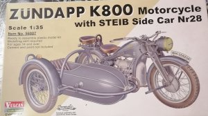 Мотоцикл Zundapp K 800, обзор перед сборкой.
