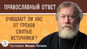ОЧИЩАЮТ ЛИ НАС ОТ ГРЕХОВ СВЯТЫЕ ИСТОЧНИКИ ? Протоиерей Михаил Потокин