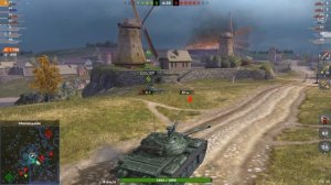 T-34-3 на Молендейке разматывает тяжей и вырывает Мастера. Tanks Blitz