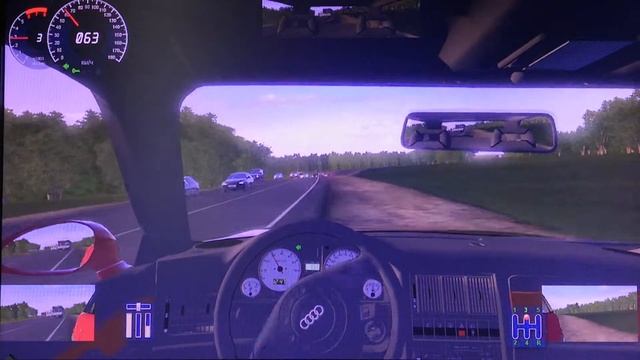 City Car Driving. Ехал к другу и нашёл пещеру. смотреть онлайн