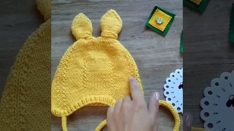 Чепчик Зайка. Обзор.