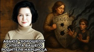Абьюз “хорошего” супруга вашего родителя Нарцисса