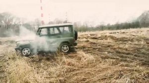 УАЗ Хантер (победная серия) дрифт. Езда боком.