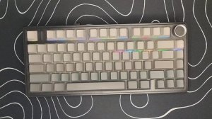 Распаковка клавиатуры Aula f75(чёрная) Unpacking the Aula f75 keyboard (b