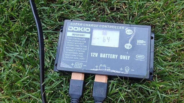 Сонячна панель DOKIO 200 ват і LiFePo4 акумулятор смотреть онлайн