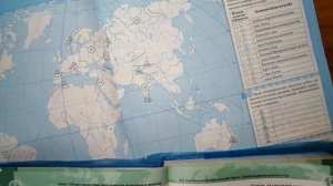 стр 4-5 Контурная карта География 7 класс Кольмакова, Са