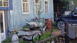 20.08.24. Планирую построить гараж под экскаватор погрузчик. Разборка старого дома.