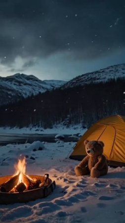 Находя тепло в самых простых моментах — уютный костёр и звуки природы — истинное блаженство.