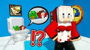 Джей Джей и Майки стали крошечными, что бы разыграть девушку Джей Джея. Майнкрафт