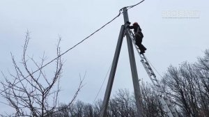 Монтаж оптоволокна!