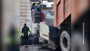 Ремонт дорожных участков проходит в Можайском