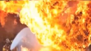 Пожар внутри ТЦ Зимняя Вишня Видео с уцелевшей камеры