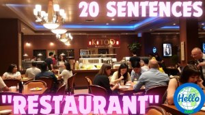 20 useful sentences on the topic of "RESTAURANT"