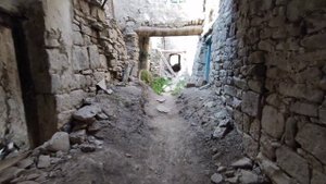 Заброшенный аул в горах Дагестана
