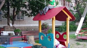 тестирую тарзанку от девочек. новый оператор! друг в шоке