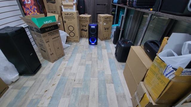 MIVO MD 658 PARTY BOX караоке 🔥распаковка обзор 🔥Мощная бeспp? смотреть онлайн