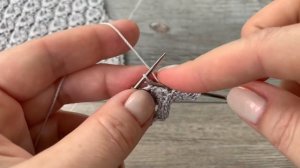 Чудесный летний узор СПИЦАМИ "Луковки" / Beautiful knitting pattern