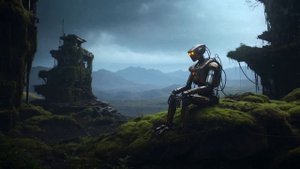 Mechfall Ethereal Ambient Sci Fi Music for Solitude and Synthetic Serenity