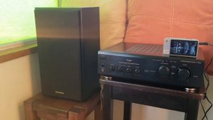 усилитель Sony TA-FE610R (демонстрация работы и пример звуча