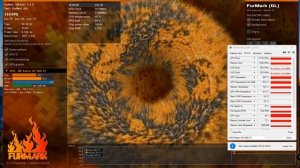 Тест MSI Radeon RX 5600 XT GAMING X в FurMark2