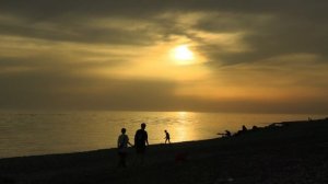 Сочи. Закат 🌅 и штиль на море 🌊