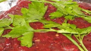 Говядина со свининой в духовке