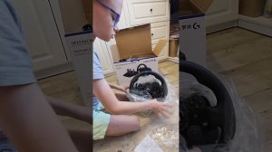 Игровой  руль Loagitech G920 @Распоковка