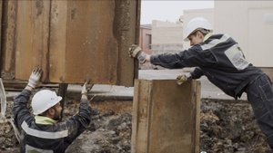 Вибропогружение шпунта Ларсена "ГРАУНД" в г. Ярославль