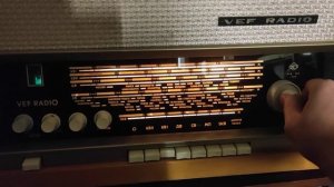 Эфир КВ, радиола VEF-Radio, 1965 г.в.