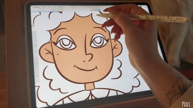 Рисуем персонажа | Procreate на iPad смотреть онлайн