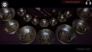 14MNk-00X Набор 14 поющих чаш Healingbowl® Luxury Mustang® Collectible