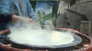 China, Taishan, Chinese pancake - Китай, Тайшань, Как выпечь блин