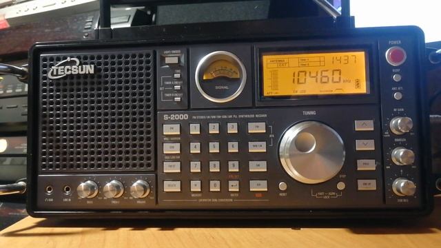 "Радиолюбители 10460 кГц" вечерний приём 25.03.25. Tecsun S-2000 смотреть онлайн