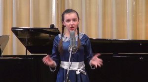 Муз. Глинки, сл. Н.Кукольника"Попутная песня" исп. Анна Зайцева, конц. Виник М.В.