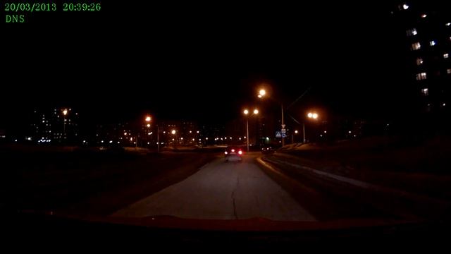 1080p. Ночь. Ролик 1. Обзор видеорегистратора DNS 505FHD.