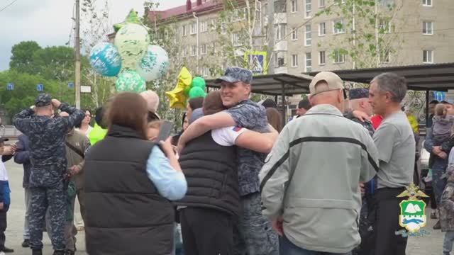 Личный состав сводного отряда полиции Курганской области вернулся из служебной командировки